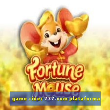 game.rider 777.com plataforma